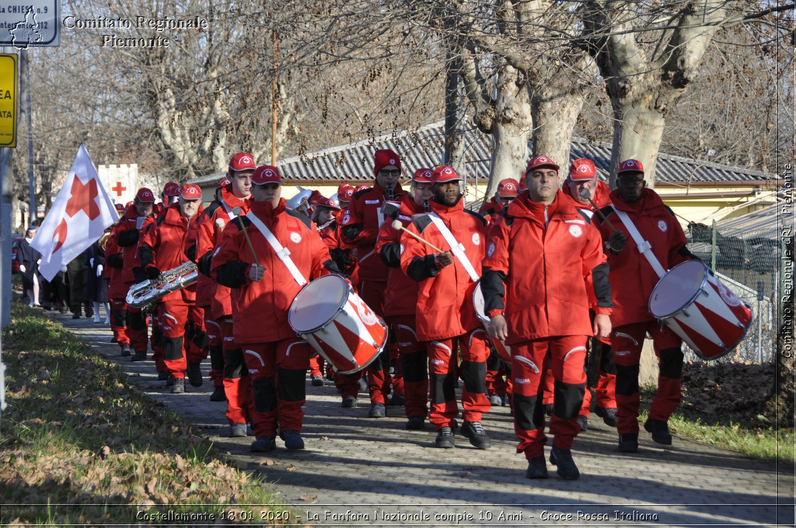 Castellamonte 18 01 2020 - La Fanfara Nazionale compie 10 Anni - Croce Rossa Italiana