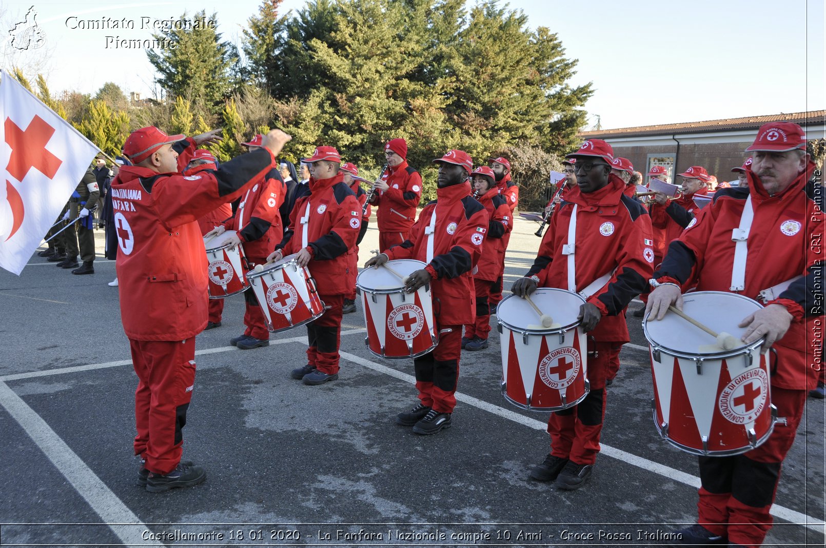 Castellamonte 18 01 2020 - La Fanfara Nazionale compie 10 Anni - Croce Rossa Italiana