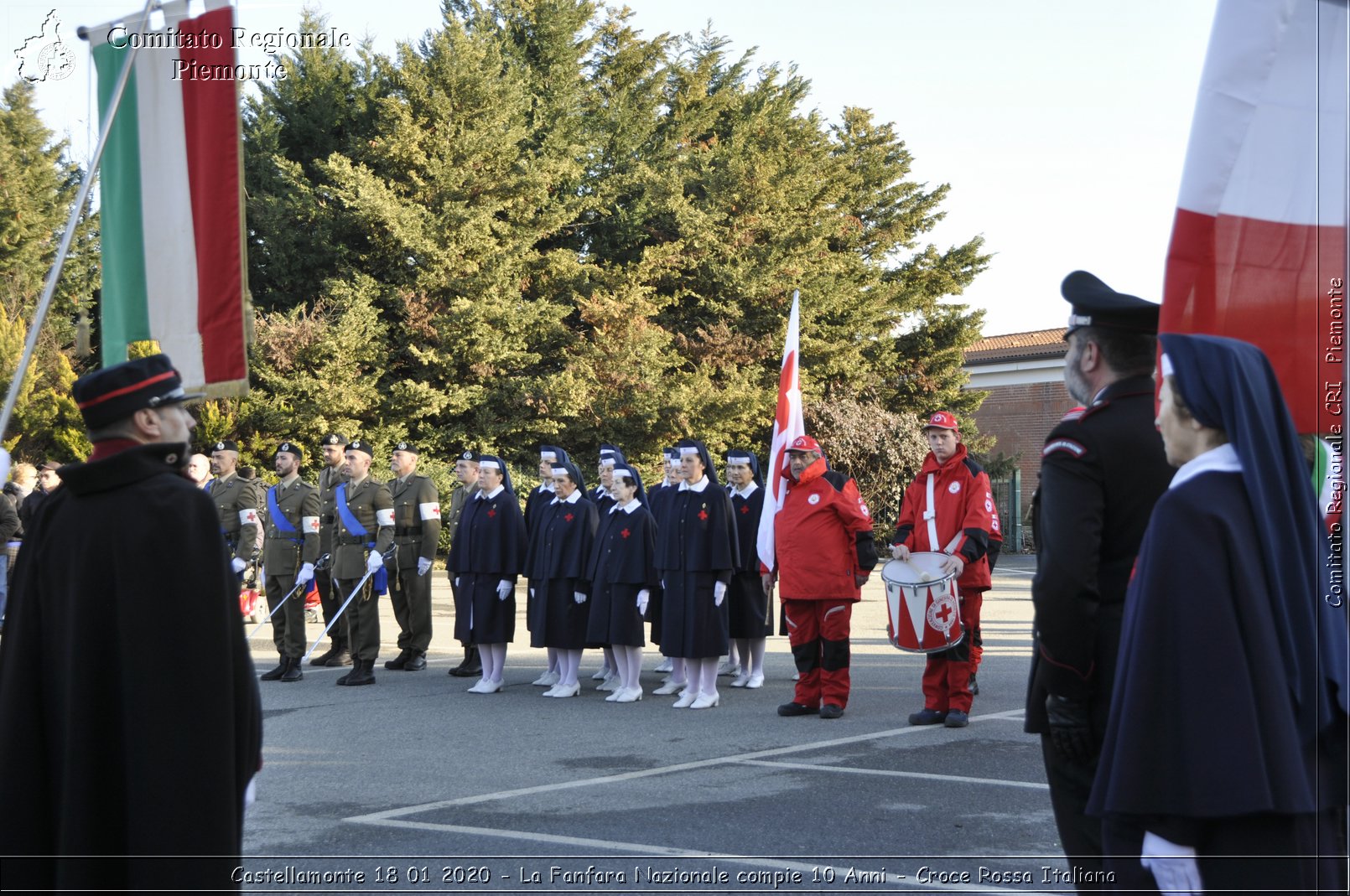 Castellamonte 18 01 2020 - La Fanfara Nazionale compie 10 Anni - Croce Rossa Italiana