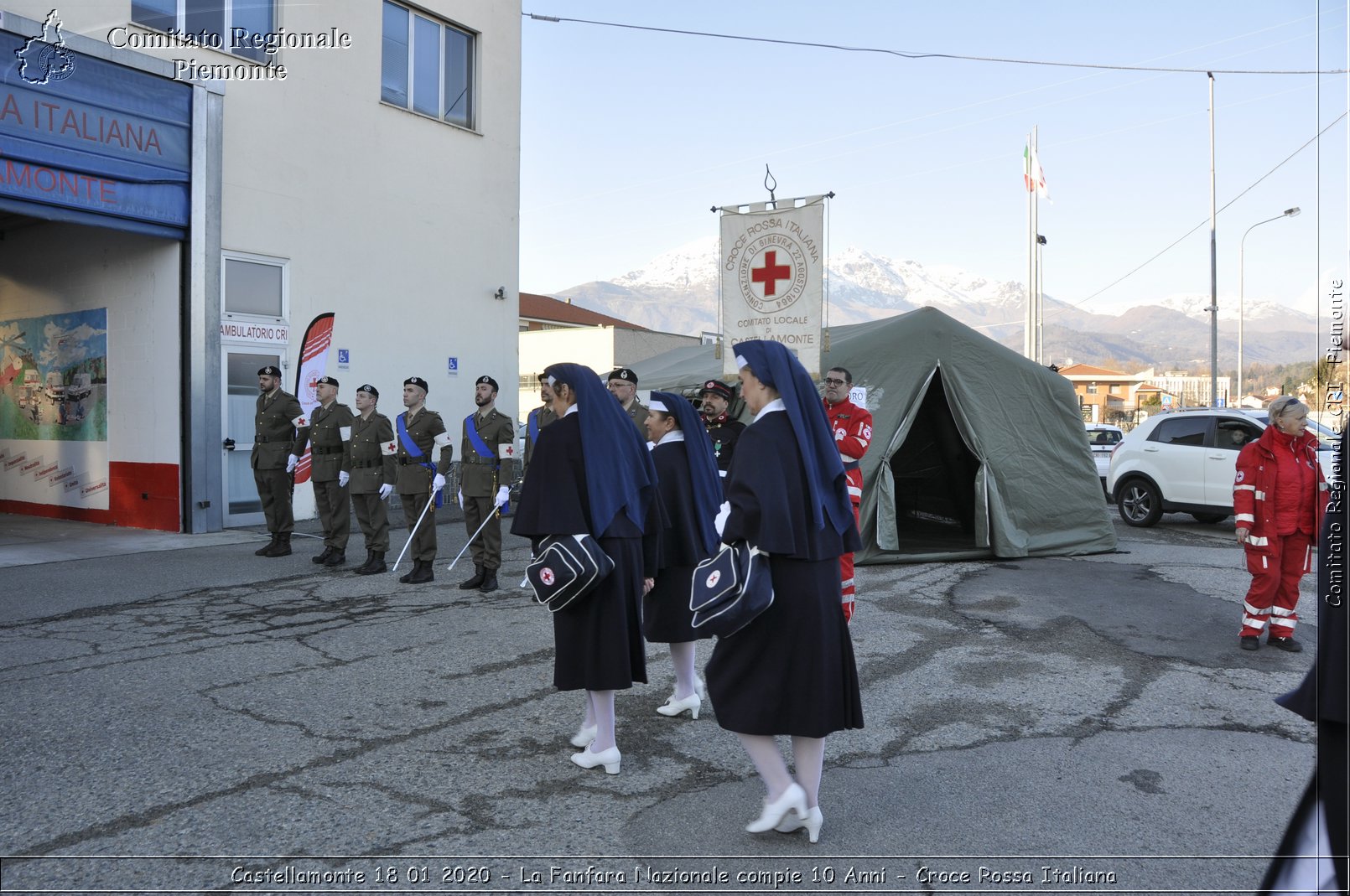 Castellamonte 18 01 2020 - La Fanfara Nazionale compie 10 Anni - Croce Rossa Italiana