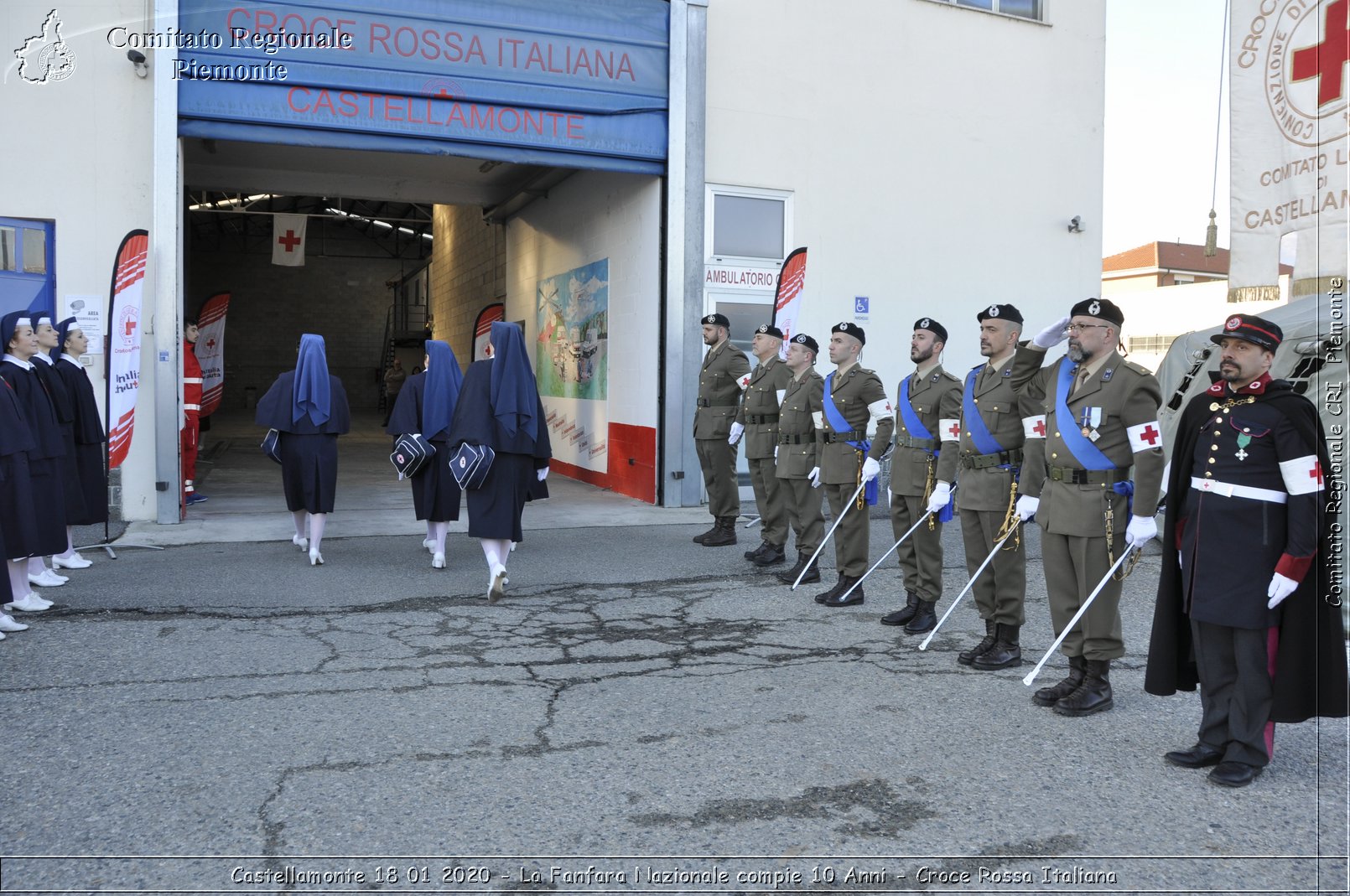 Castellamonte 18 01 2020 - La Fanfara Nazionale compie 10 Anni - Croce Rossa Italiana