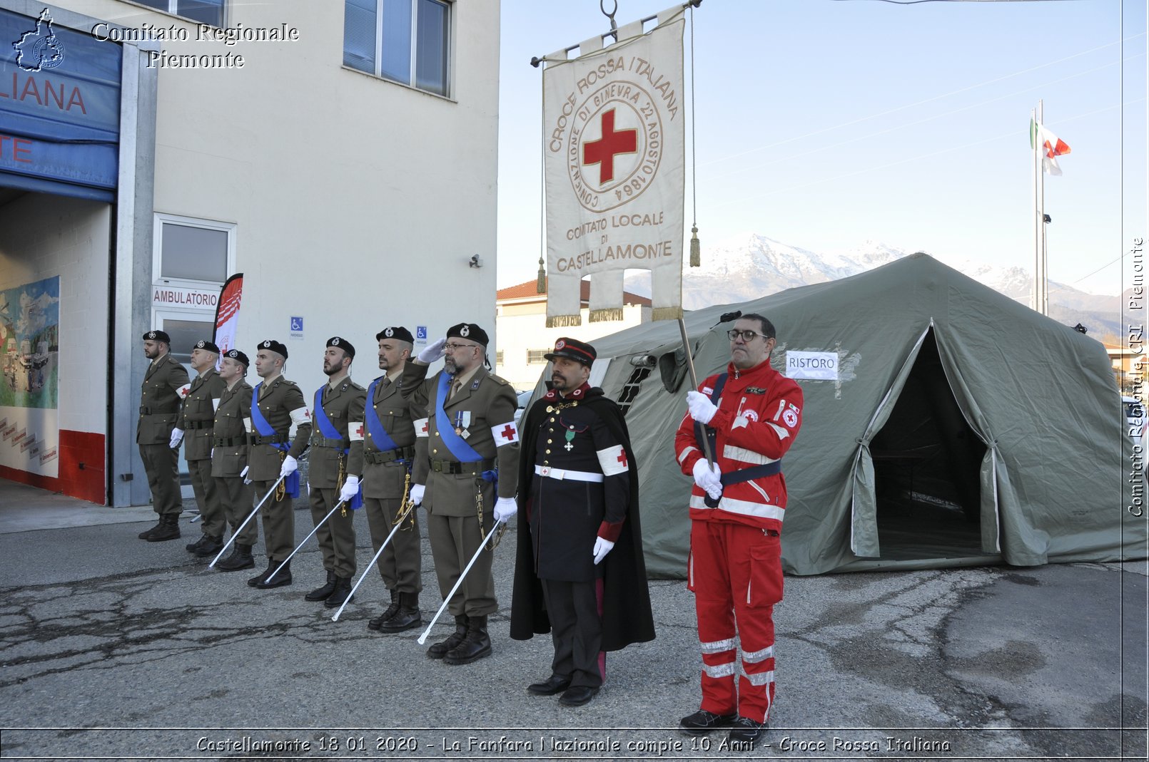 Castellamonte 18 01 2020 - La Fanfara Nazionale compie 10 Anni - Croce Rossa Italiana