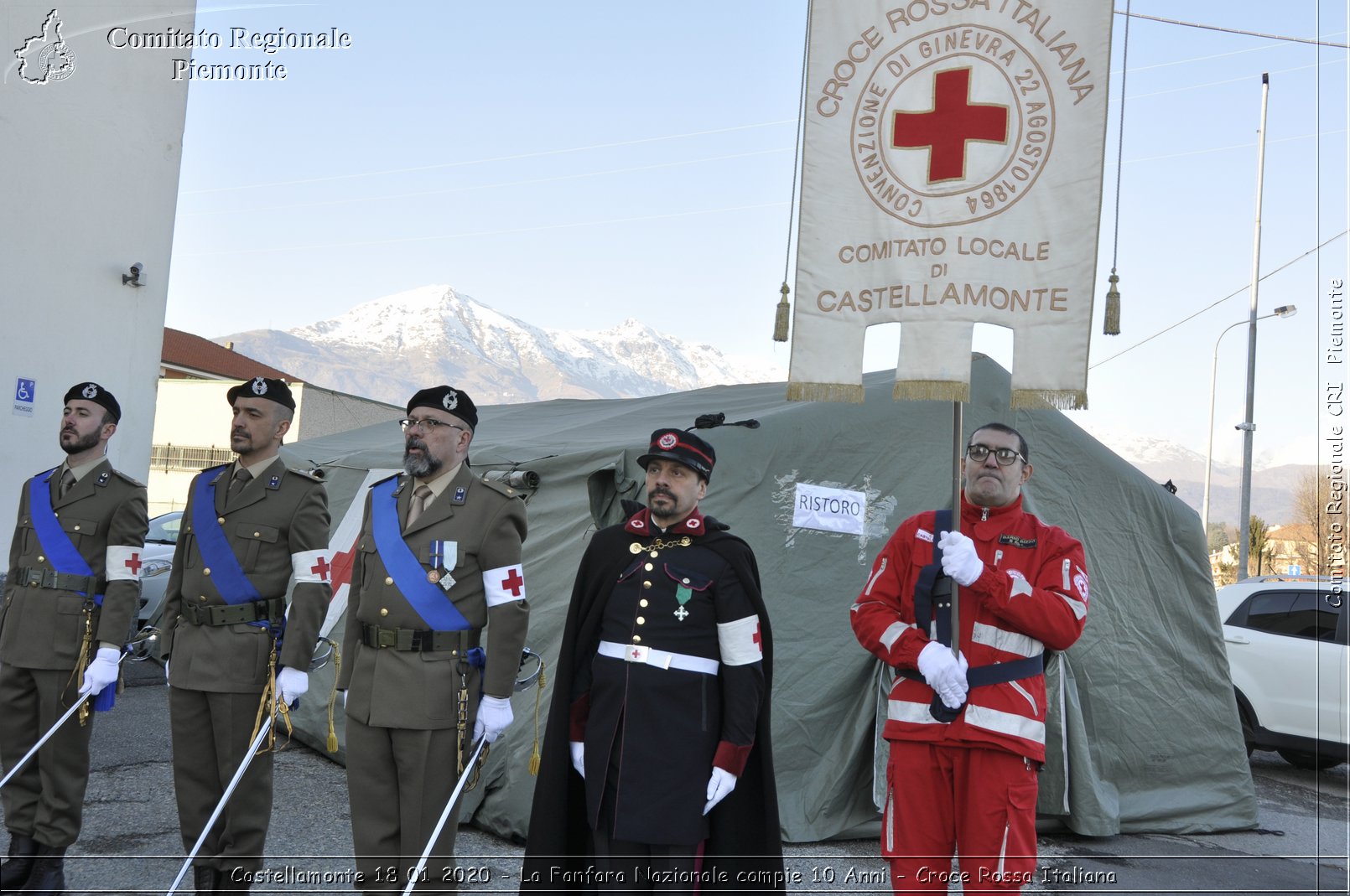 Castellamonte 18 01 2020 - La Fanfara Nazionale compie 10 Anni - Croce Rossa Italiana