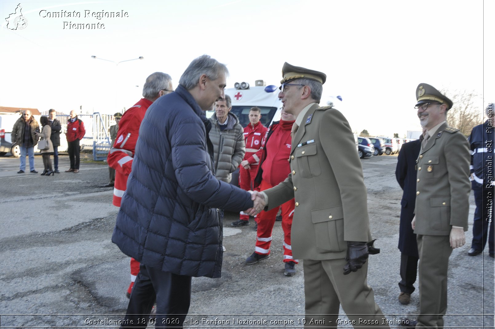 Castellamonte 18 01 2020 - La Fanfara Nazionale compie 10 Anni - Croce Rossa Italiana