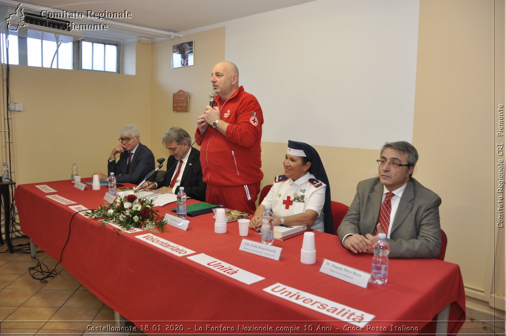 Castellamonte 18 01 2020 - La Fanfara Nazionale compie 10 Anni - Croce Rossa Italiana