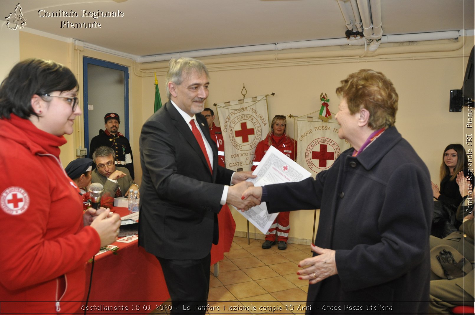 Castellamonte 18 01 2020 - La Fanfara Nazionale compie 10 Anni - Croce Rossa Italiana