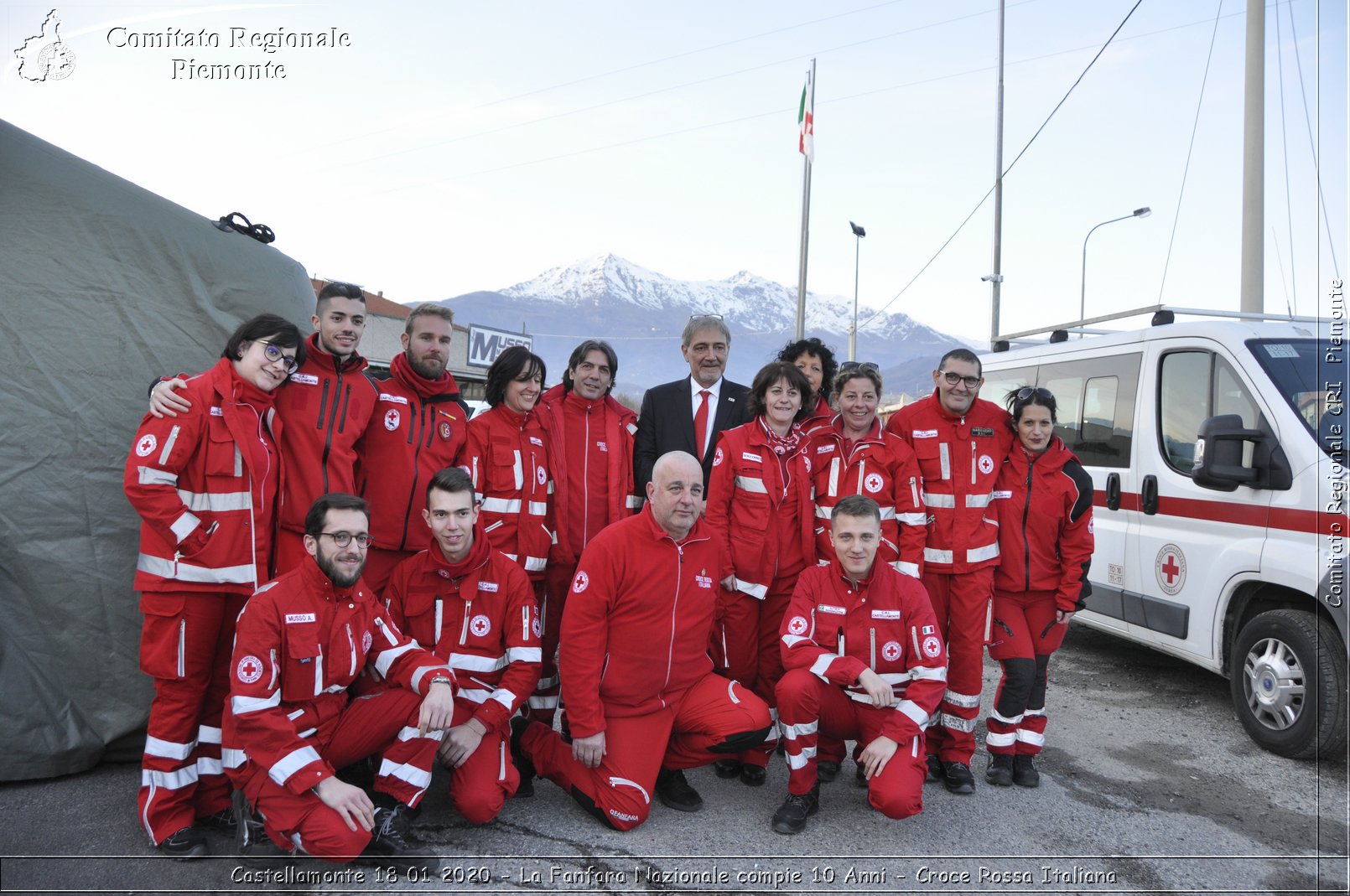 Castellamonte 18 01 2020 - La Fanfara Nazionale compie 10 Anni - Croce Rossa Italiana