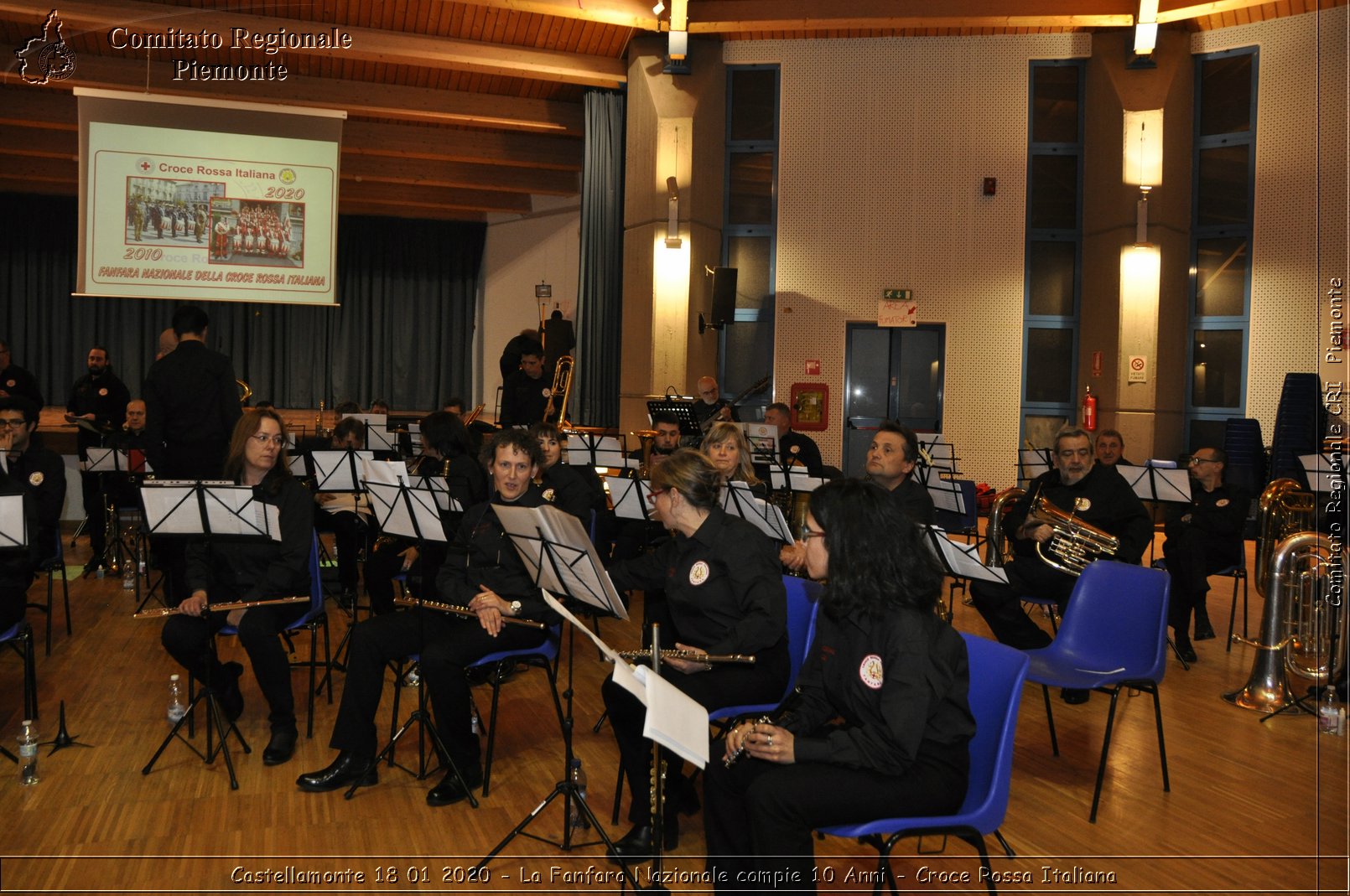 Castellamonte 18 01 2020 - La Fanfara Nazionale compie 10 Anni - Croce Rossa Italiana