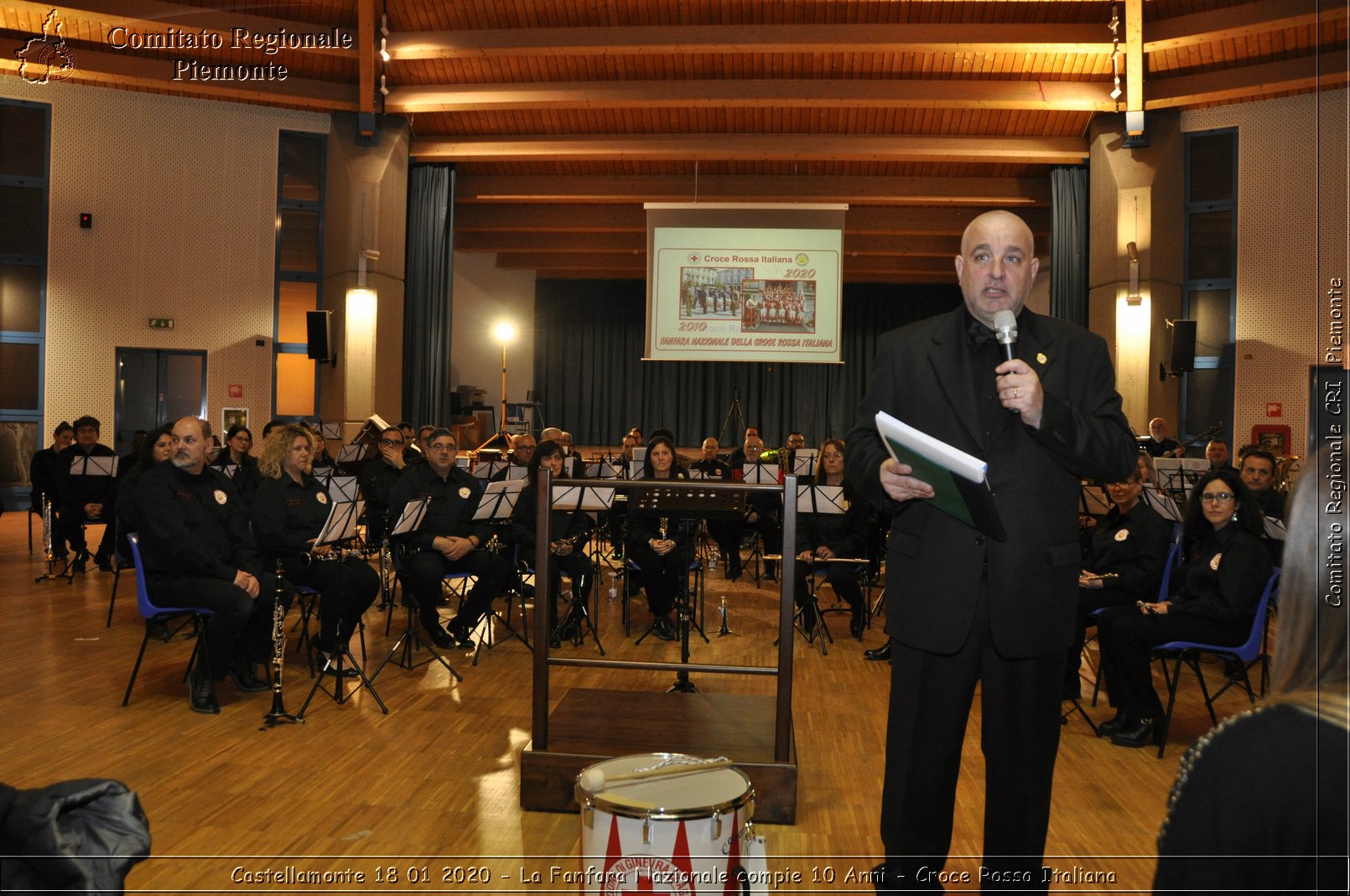 Castellamonte 18 01 2020 - La Fanfara Nazionale compie 10 Anni - Croce Rossa Italiana