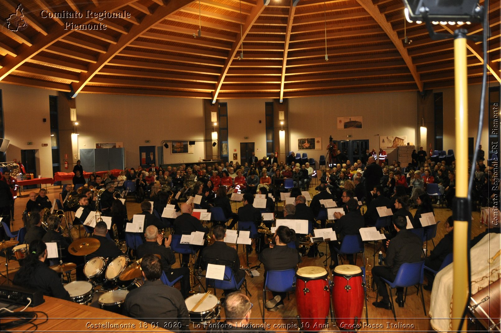 Castellamonte 18 01 2020 - La Fanfara Nazionale compie 10 Anni - Croce Rossa Italiana