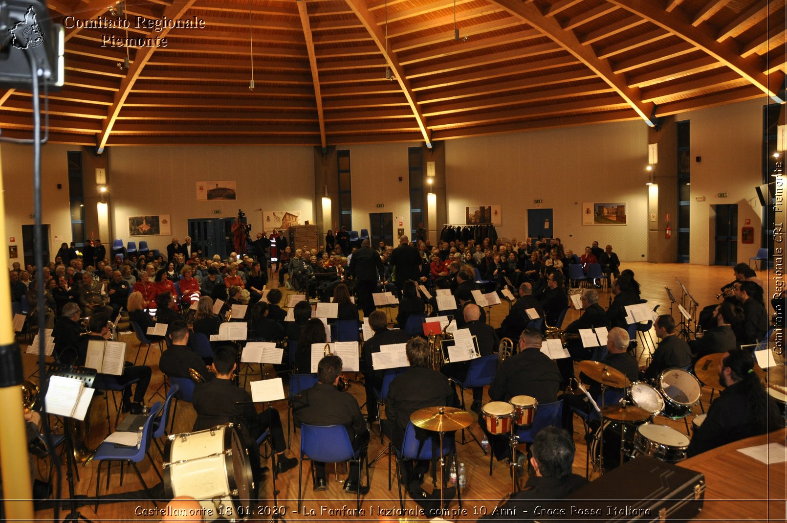 Castellamonte 18 01 2020 - La Fanfara Nazionale compie 10 Anni - Croce Rossa Italiana