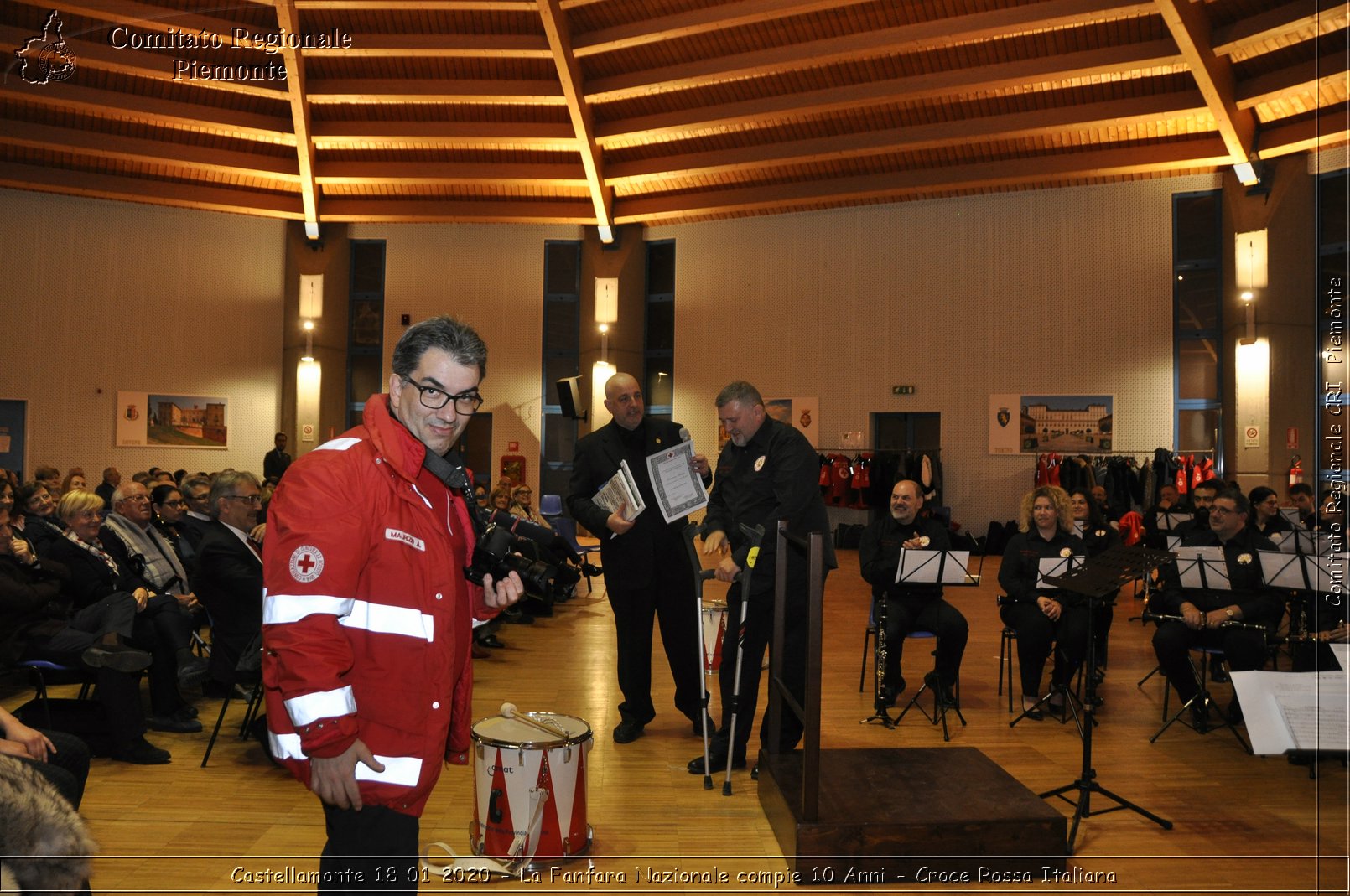 Castellamonte 18 01 2020 - La Fanfara Nazionale compie 10 Anni - Croce Rossa Italiana