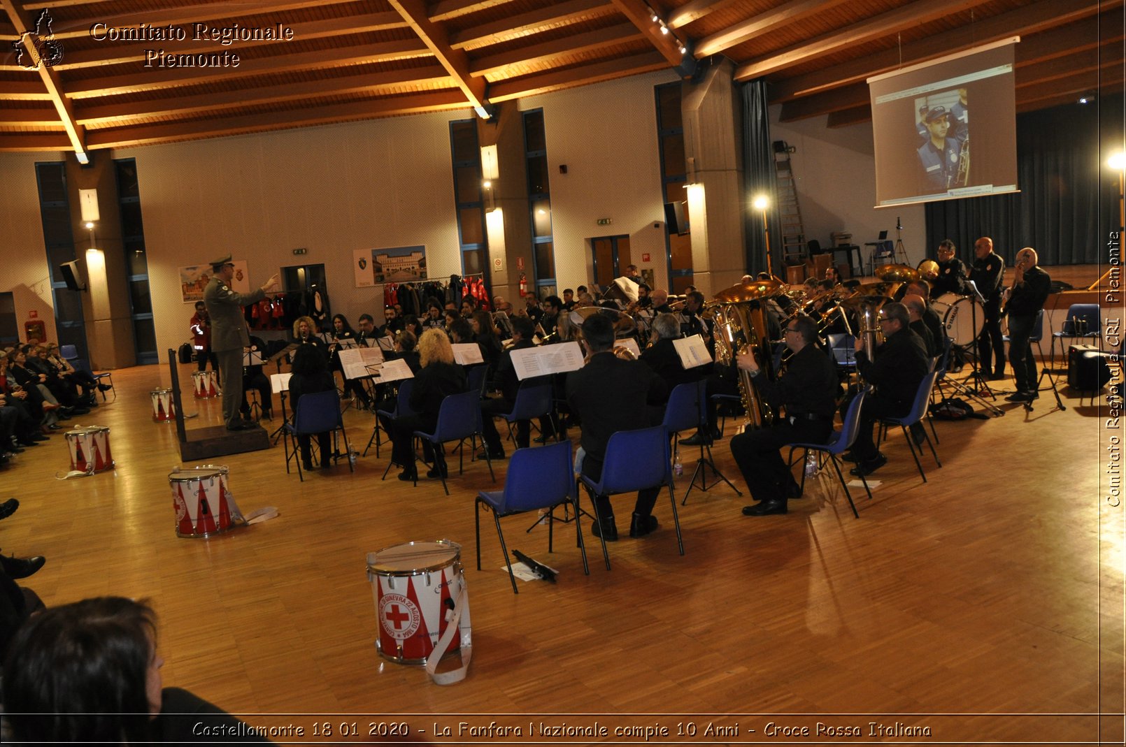 Castellamonte 18 01 2020 - La Fanfara Nazionale compie 10 Anni - Croce Rossa Italiana