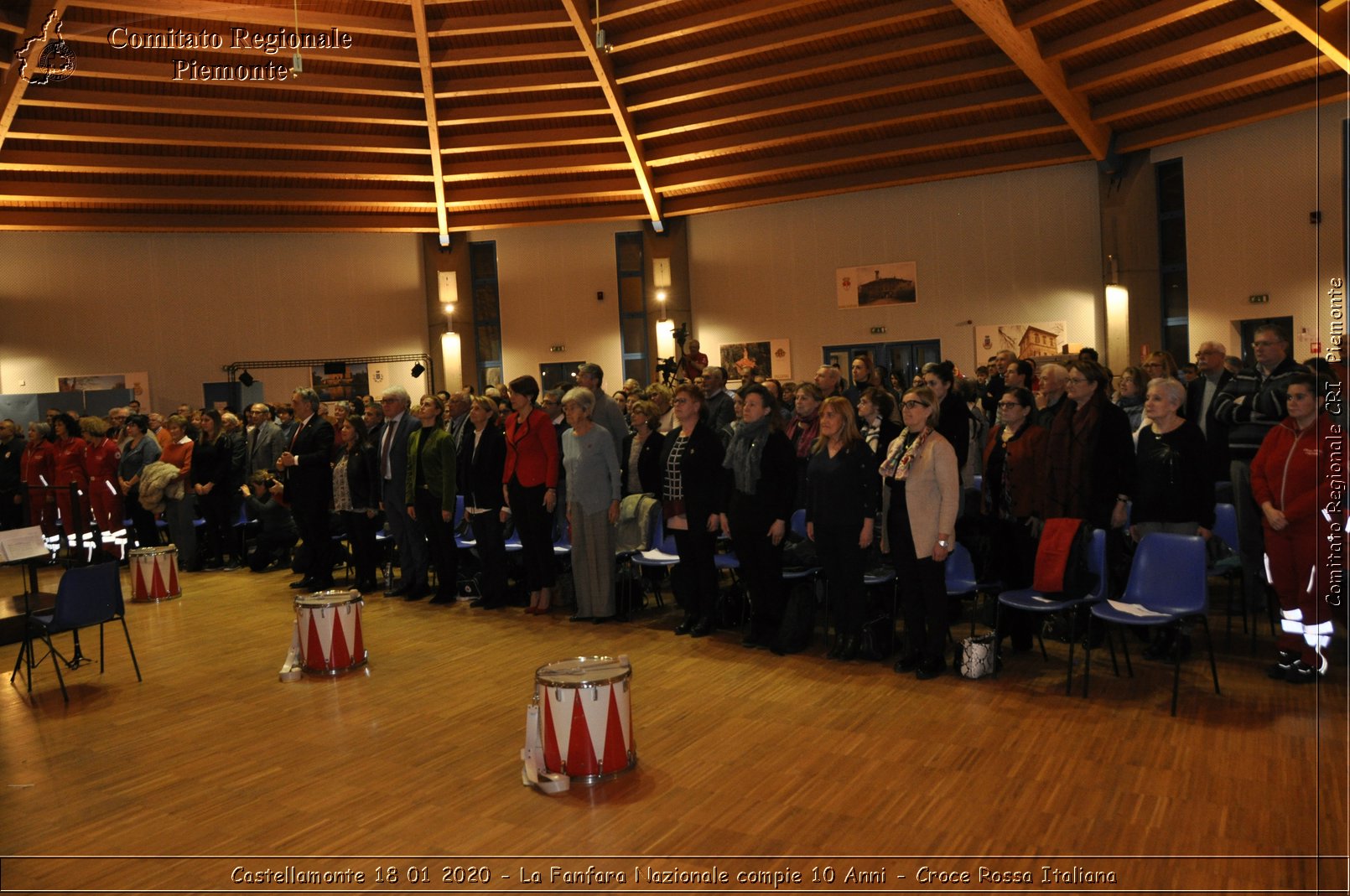 Castellamonte 18 01 2020 - La Fanfara Nazionale compie 10 Anni - Croce Rossa Italiana