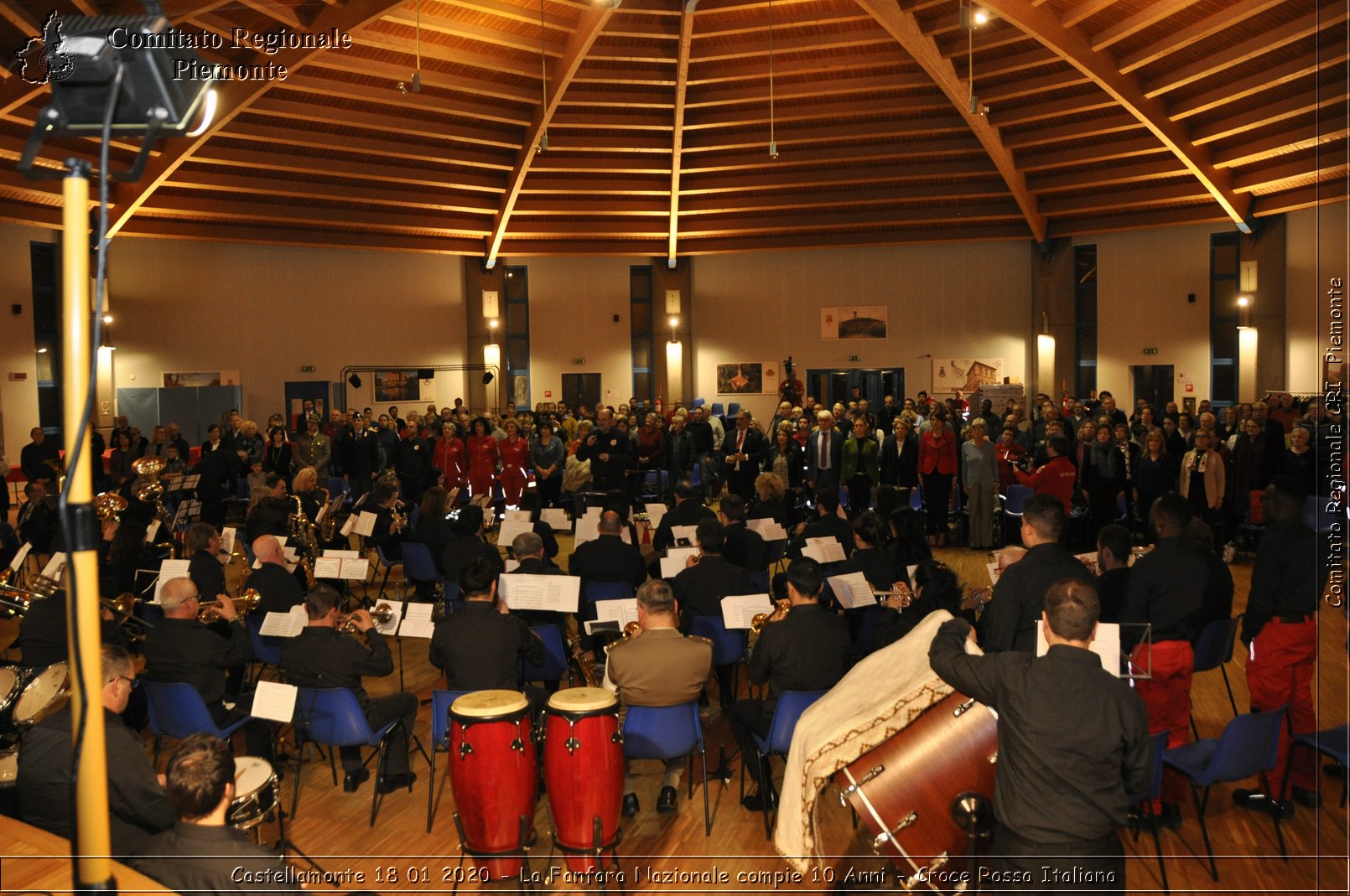 Castellamonte 18 01 2020 - La Fanfara Nazionale compie 10 Anni - Croce Rossa Italiana