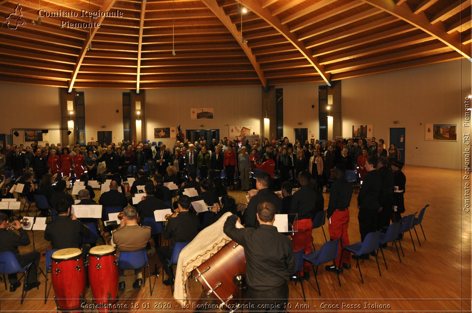 Castellamonte 18 01 2020 - La Fanfara Nazionale compie 10 Anni - Croce Rossa Italiana