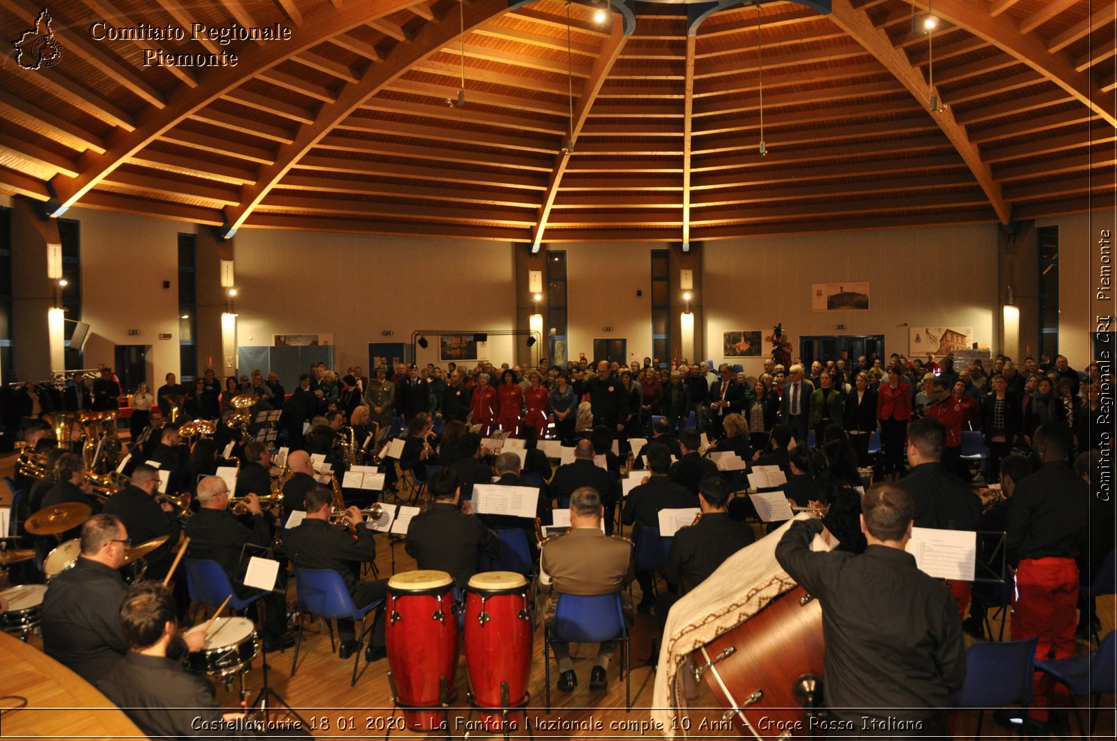 Castellamonte 18 01 2020 - La Fanfara Nazionale compie 10 Anni - Croce Rossa Italiana