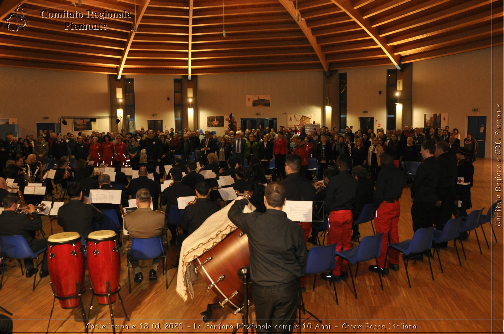 Castellamonte 18 01 2020 - La Fanfara Nazionale compie 10 Anni - Croce Rossa Italiana