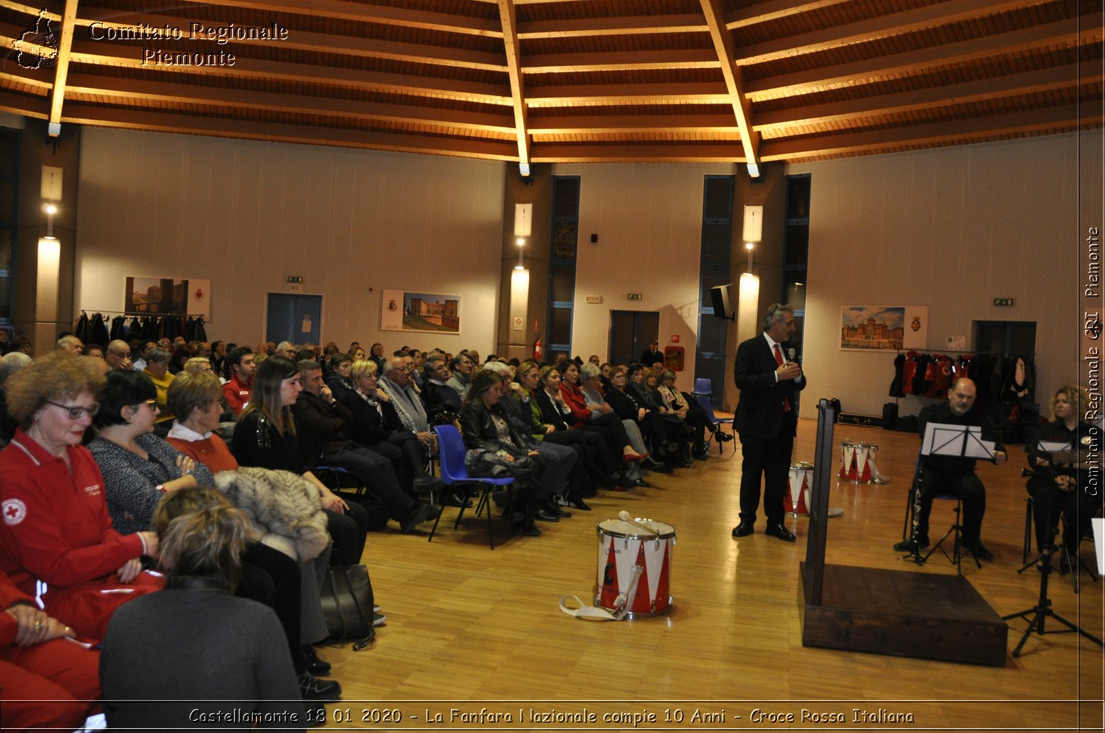 Castellamonte 18 01 2020 - La Fanfara Nazionale compie 10 Anni - Croce Rossa Italiana