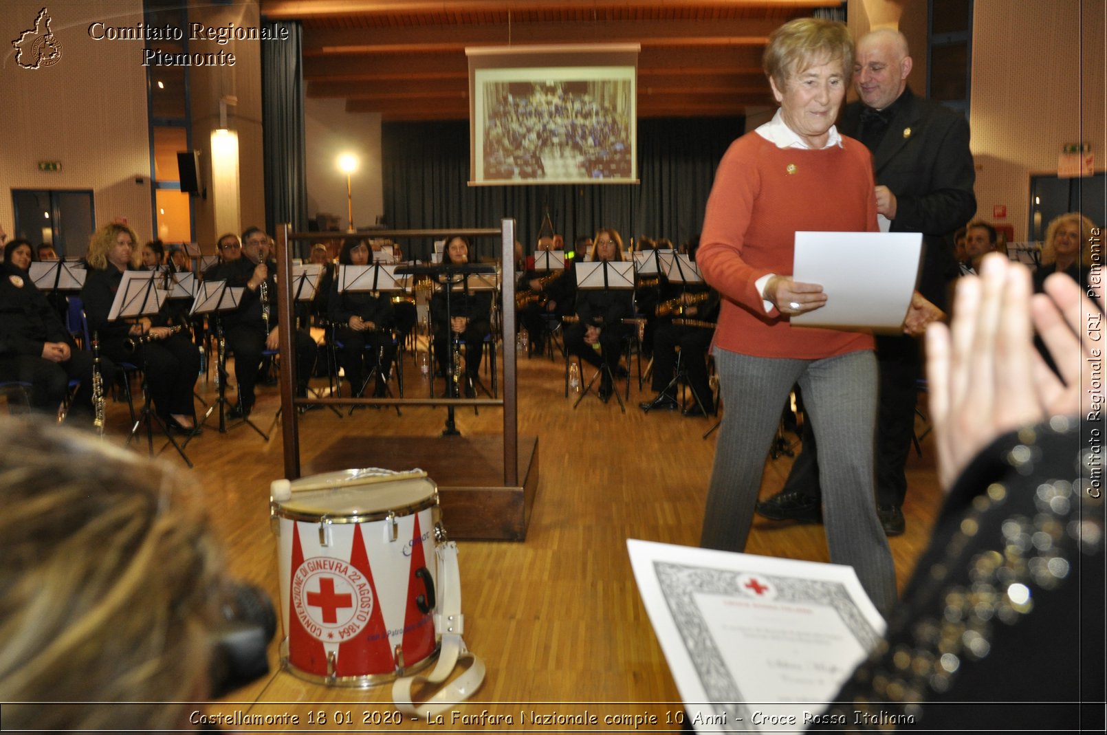 Castellamonte 18 01 2020 - La Fanfara Nazionale compie 10 Anni - Croce Rossa Italiana