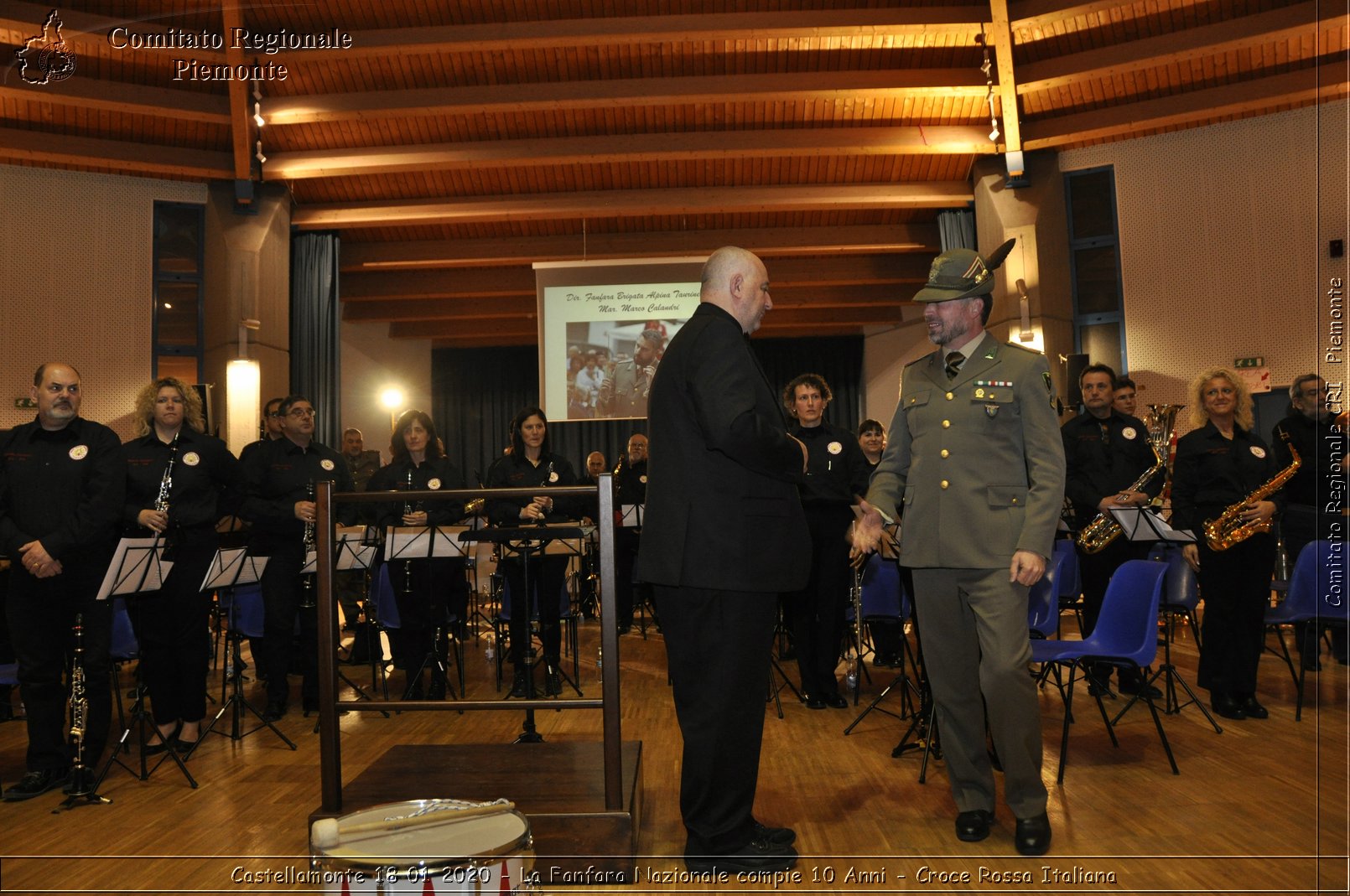 Castellamonte 18 01 2020 - La Fanfara Nazionale compie 10 Anni - Croce Rossa Italiana