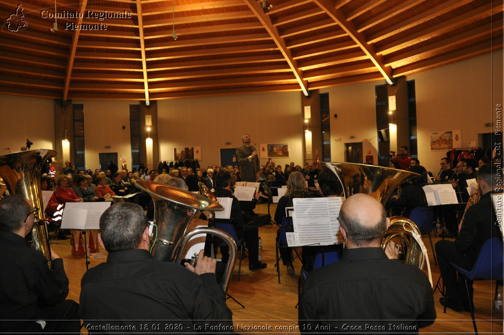 Castellamonte 18 01 2020 - La Fanfara Nazionale compie 10 Anni - Croce Rossa Italiana