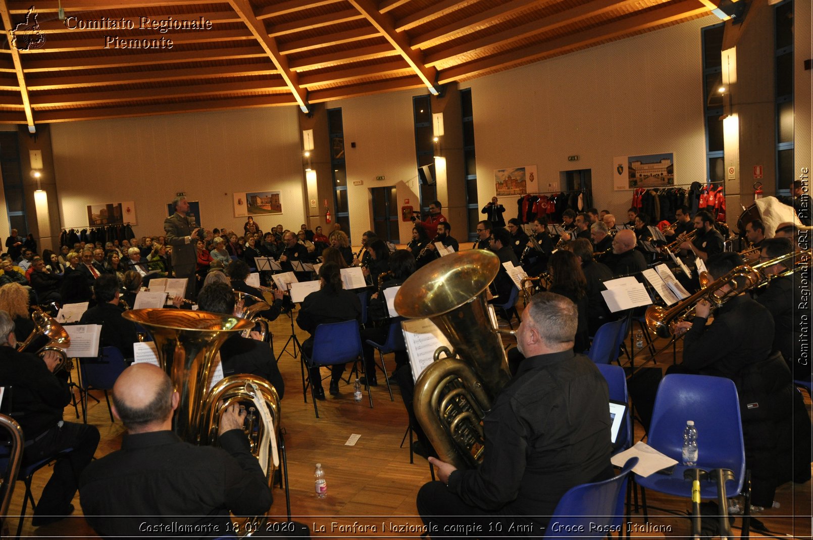 Castellamonte 18 01 2020 - La Fanfara Nazionale compie 10 Anni - Croce Rossa Italiana