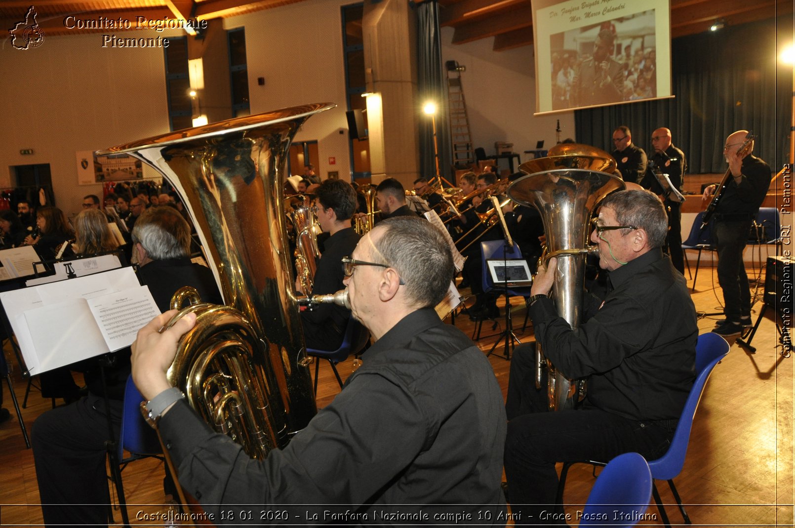 Castellamonte 18 01 2020 - La Fanfara Nazionale compie 10 Anni - Croce Rossa Italiana