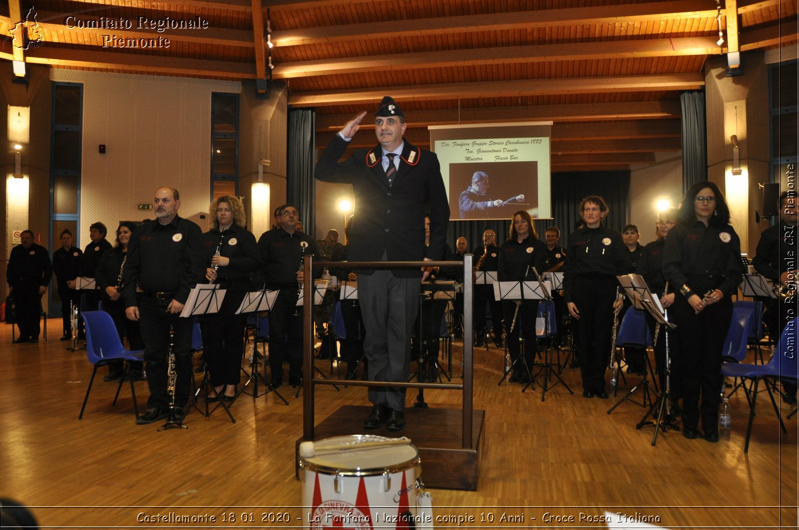 Castellamonte 18 01 2020 - La Fanfara Nazionale compie 10 Anni - Croce Rossa Italiana