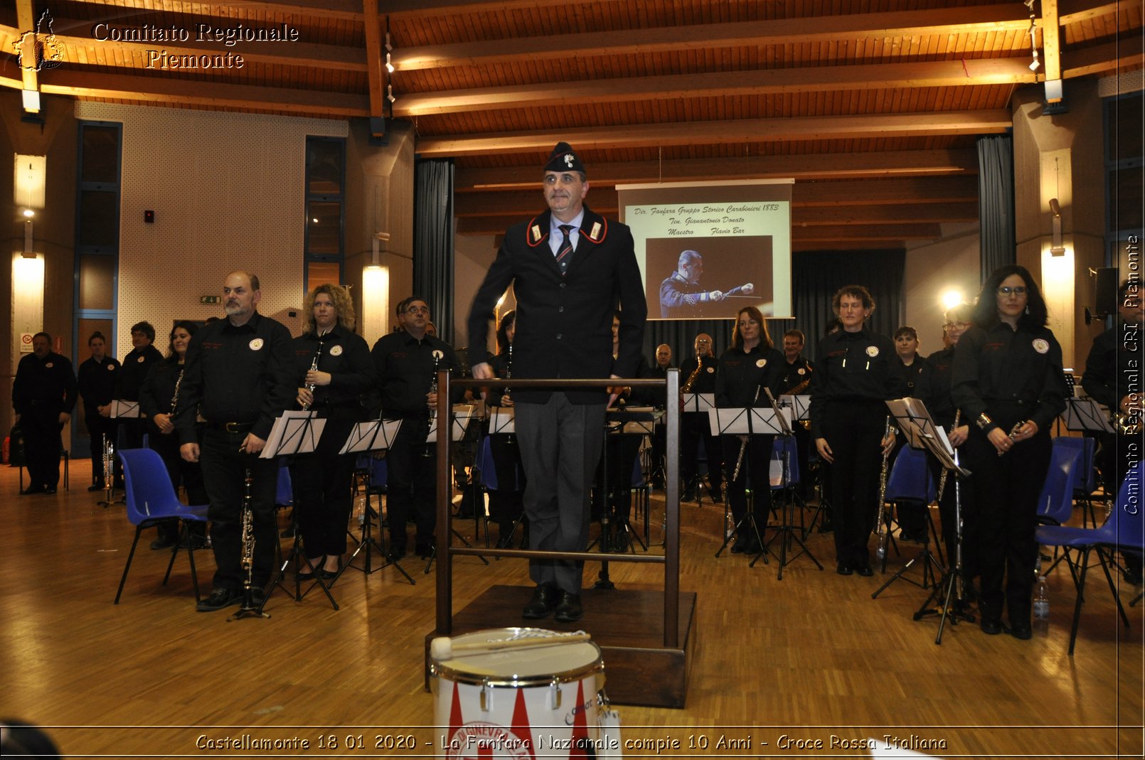 Castellamonte 18 01 2020 - La Fanfara Nazionale compie 10 Anni - Croce Rossa Italiana