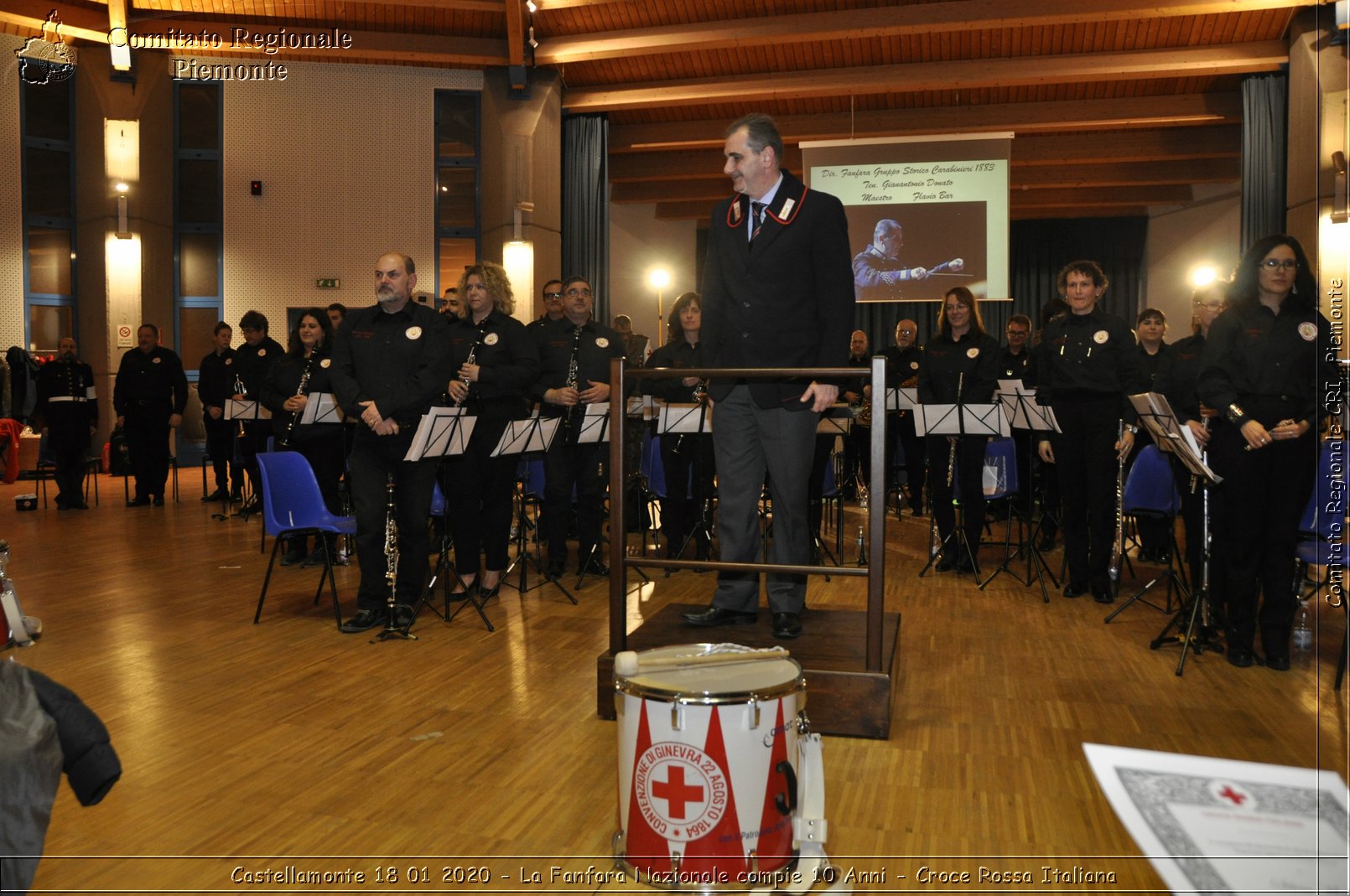 Castellamonte 18 01 2020 - La Fanfara Nazionale compie 10 Anni - Croce Rossa Italiana