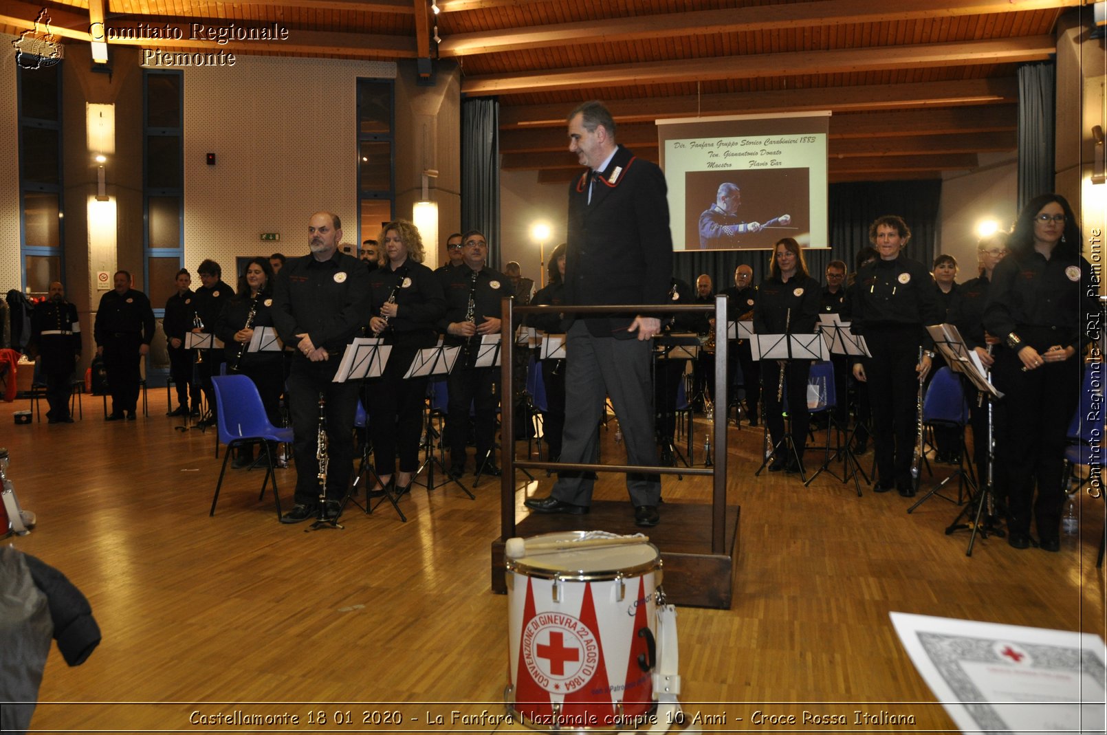 Castellamonte 18 01 2020 - La Fanfara Nazionale compie 10 Anni - Croce Rossa Italiana