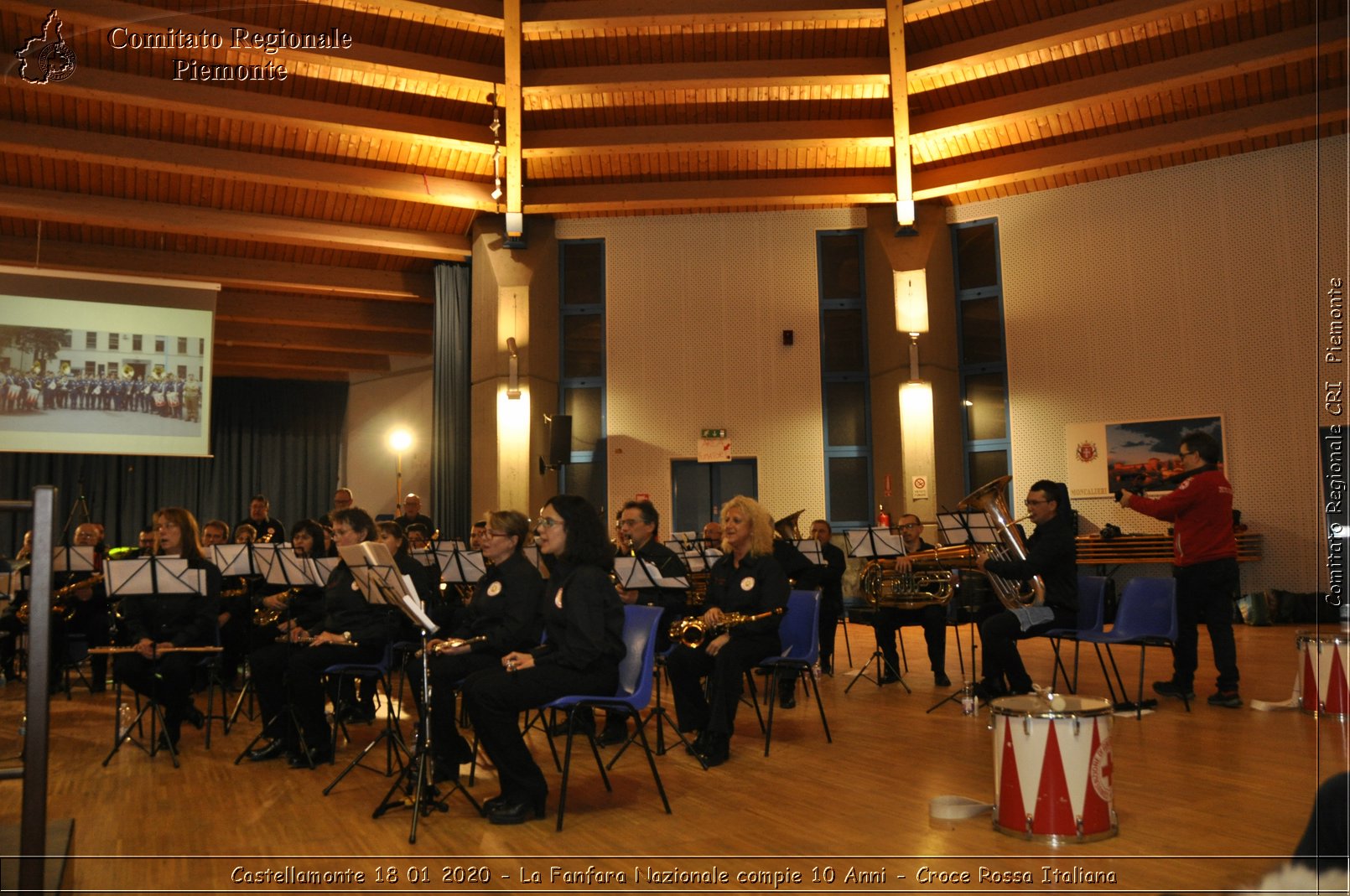 Castellamonte 18 01 2020 - La Fanfara Nazionale compie 10 Anni - Croce Rossa Italiana