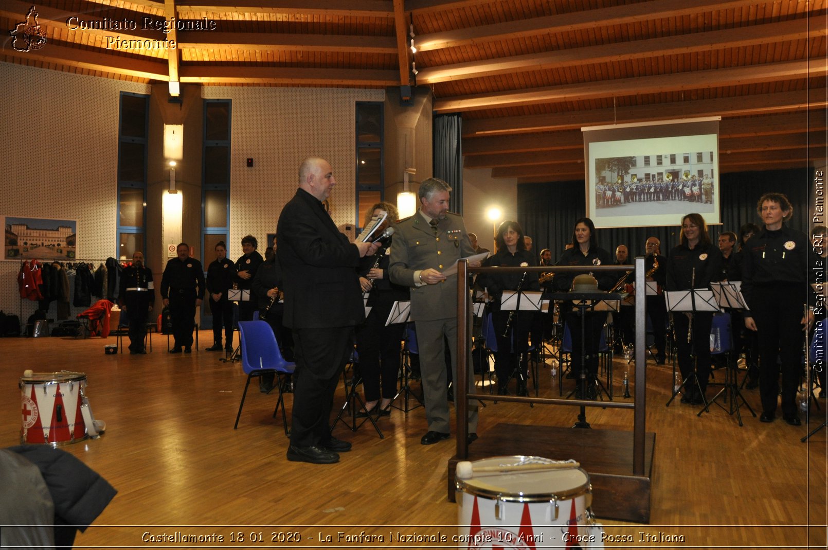 Castellamonte 18 01 2020 - La Fanfara Nazionale compie 10 Anni - Croce Rossa Italiana