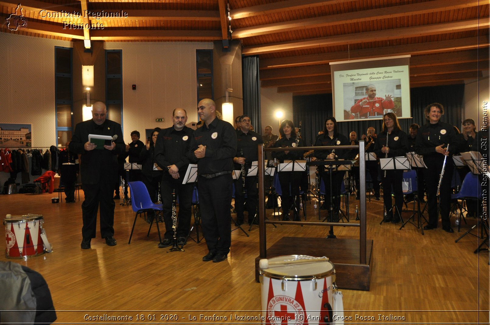 Castellamonte 18 01 2020 - La Fanfara Nazionale compie 10 Anni - Croce Rossa Italiana