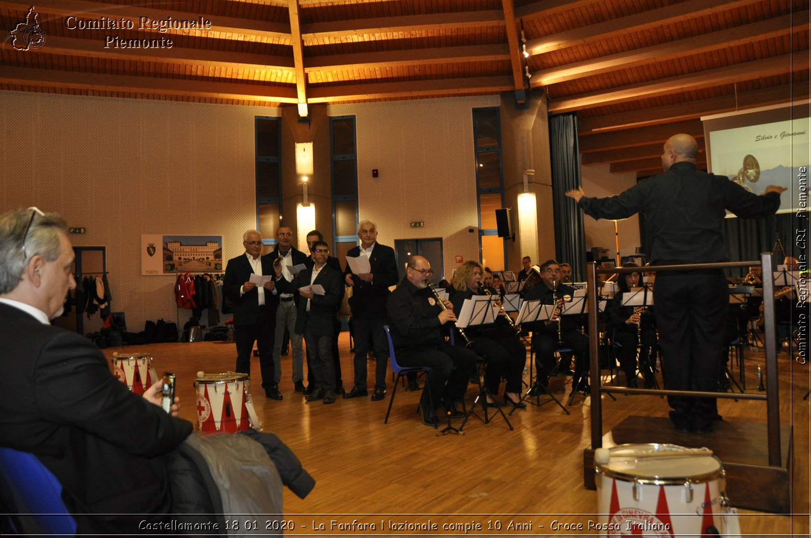 Castellamonte 18 01 2020 - La Fanfara Nazionale compie 10 Anni - Croce Rossa Italiana