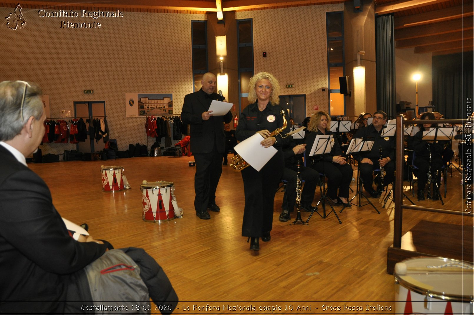 Castellamonte 18 01 2020 - La Fanfara Nazionale compie 10 Anni - Croce Rossa Italiana