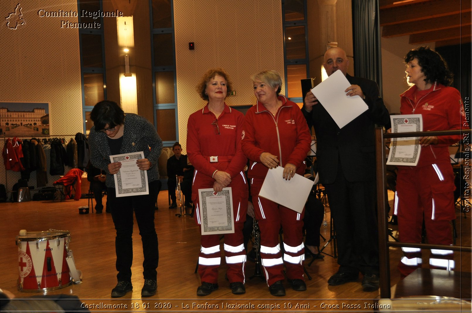 Castellamonte 18 01 2020 - La Fanfara Nazionale compie 10 Anni - Croce Rossa Italiana