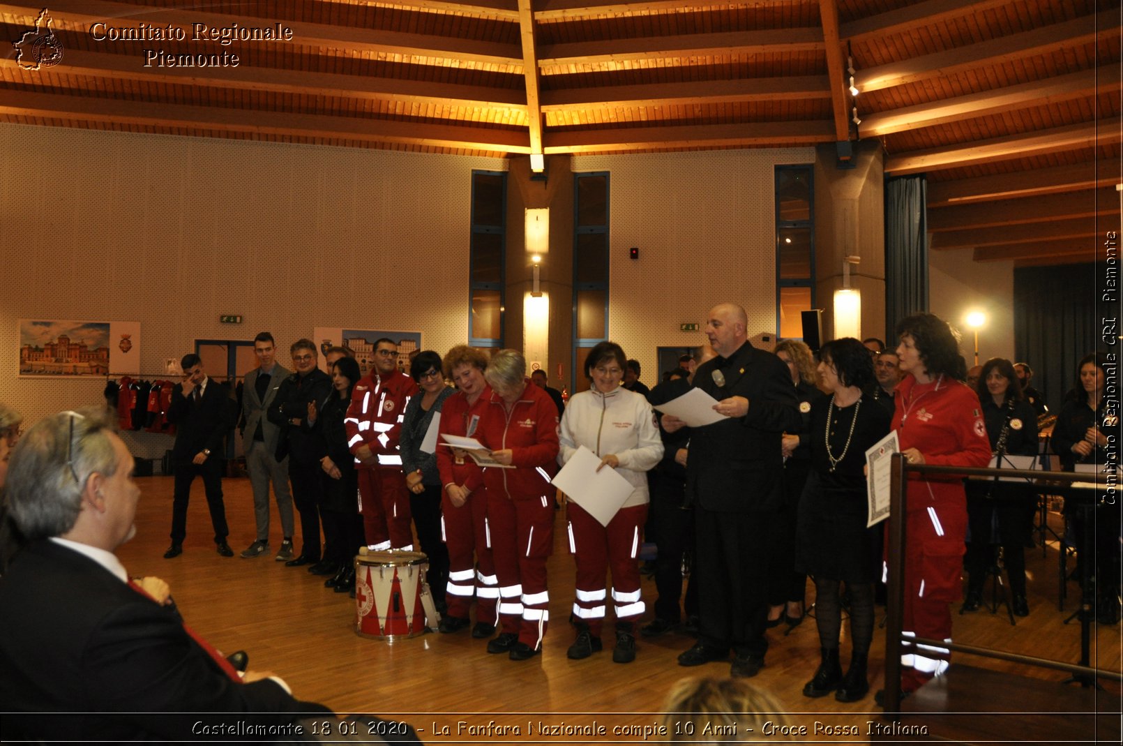 Castellamonte 18 01 2020 - La Fanfara Nazionale compie 10 Anni - Croce Rossa Italiana