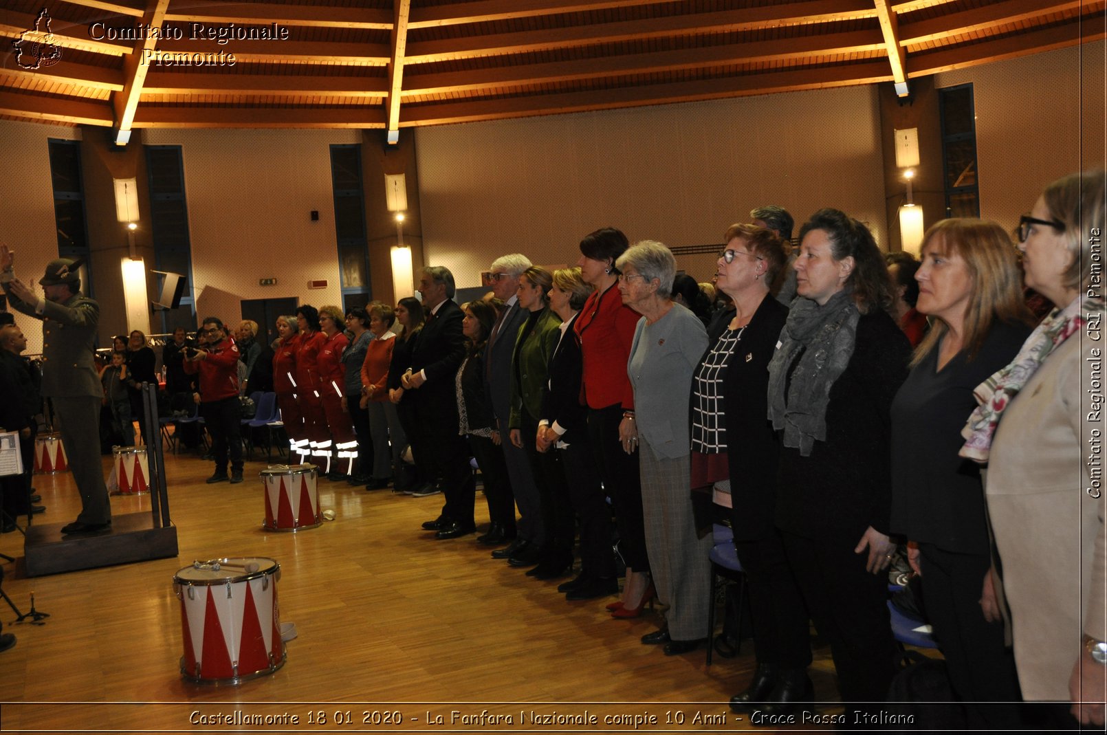 Castellamonte 18 01 2020 - La Fanfara Nazionale compie 10 Anni - Croce Rossa Italiana