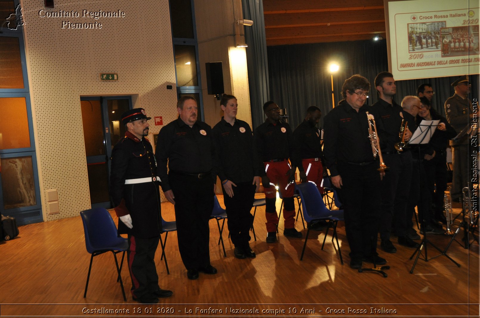 Castellamonte 18 01 2020 - La Fanfara Nazionale compie 10 Anni - Croce Rossa Italiana