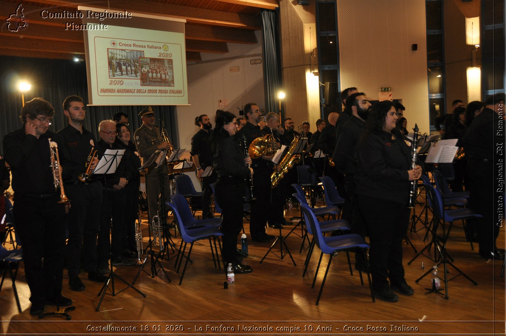 Castellamonte 18 01 2020 - La Fanfara Nazionale compie 10 Anni - Croce Rossa Italiana