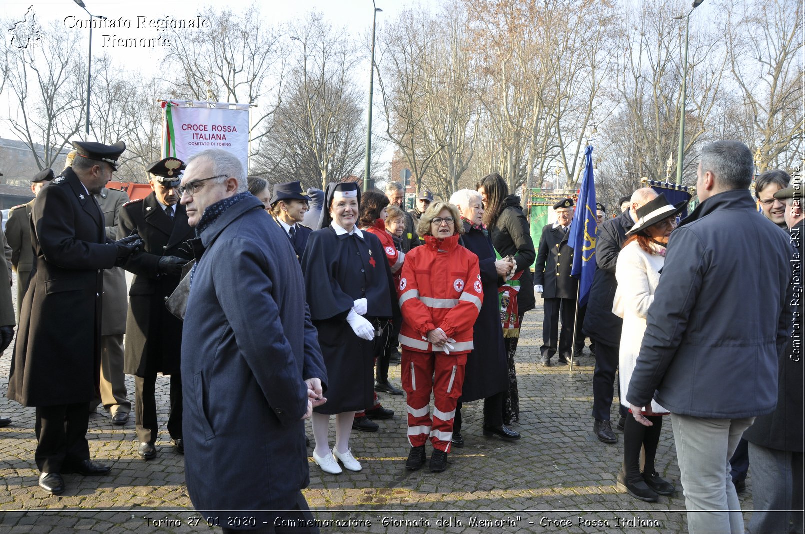 Torino 27 01 2020 - Commemorazione "Giornata della Memoria" - Croce Rossa Italiana