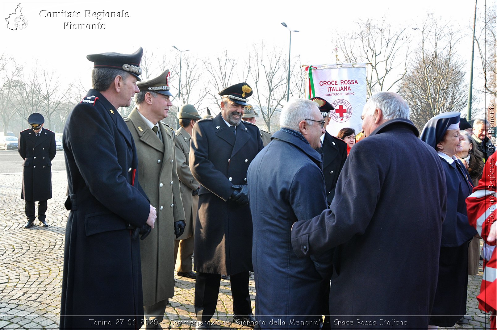 Torino 27 01 2020 - Commemorazione "Giornata della Memoria" - Croce Rossa Italiana