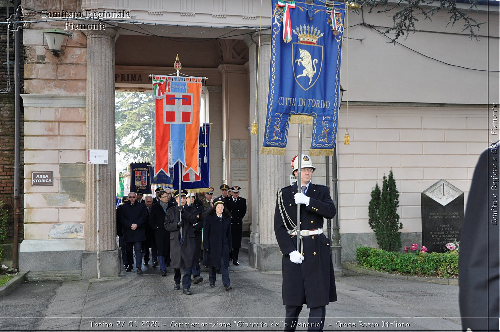 Torino 27 01 2020 - Commemorazione "Giornata della Memoria" - Croce Rossa Italiana