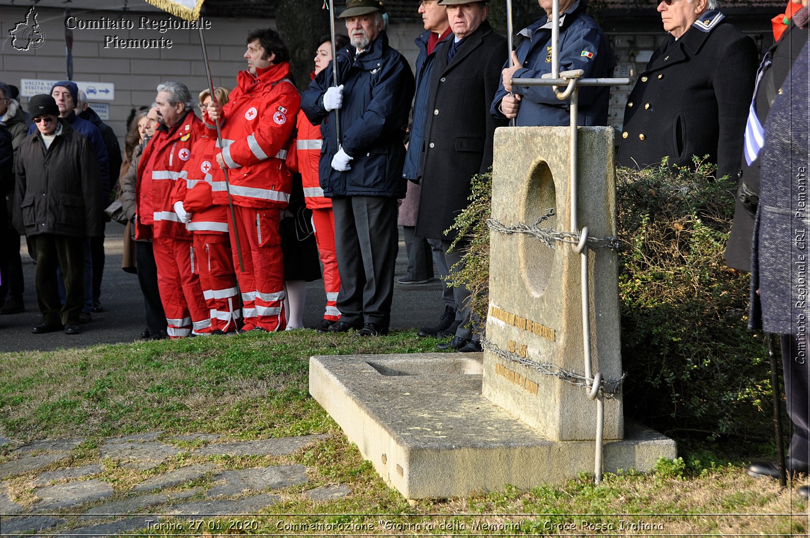 Torino 27 01 2020 - Commemorazione "Giornata della Memoria" - Croce Rossa Italiana