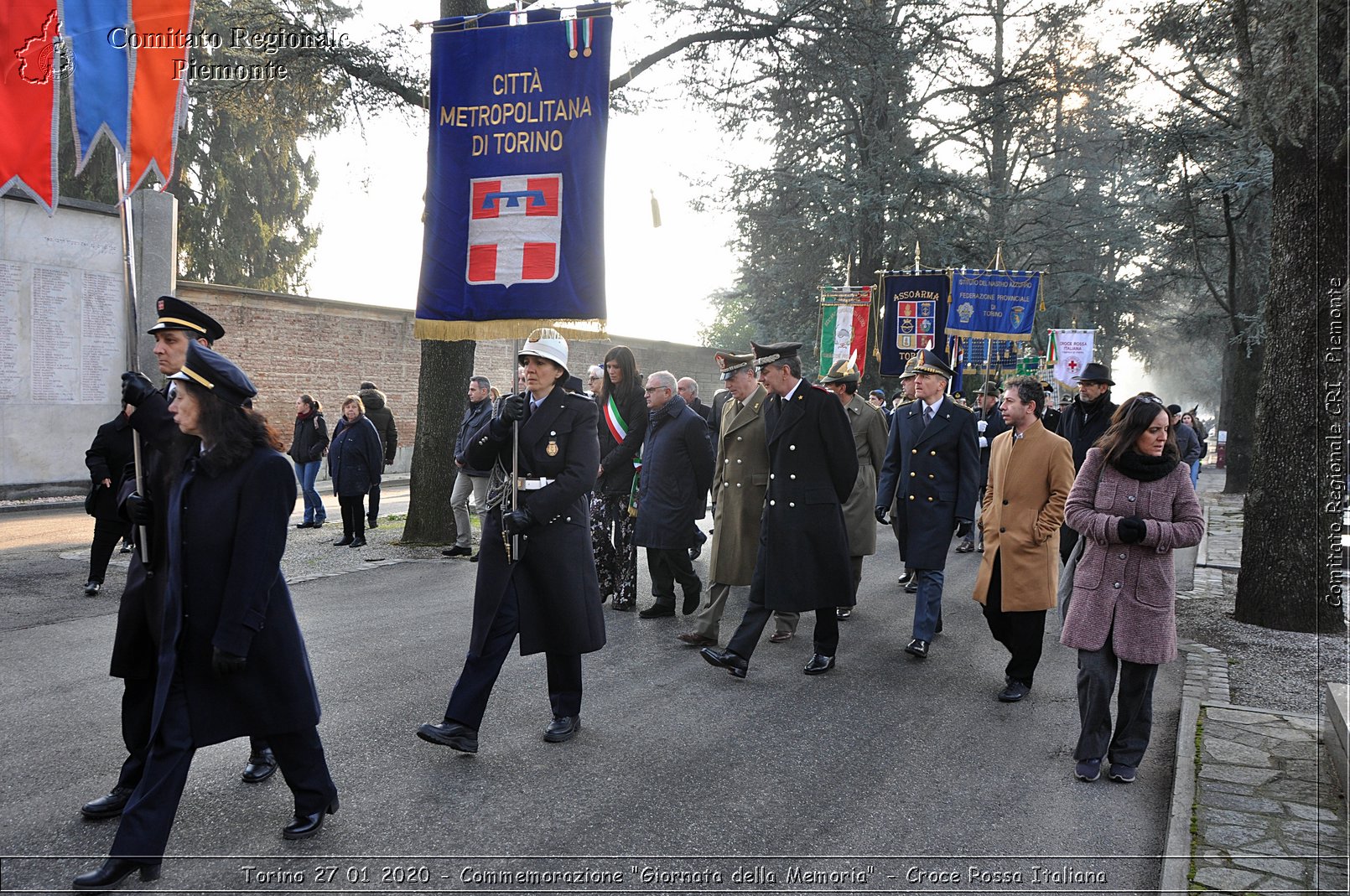 Torino 27 01 2020 - Commemorazione "Giornata della Memoria" - Croce Rossa Italiana