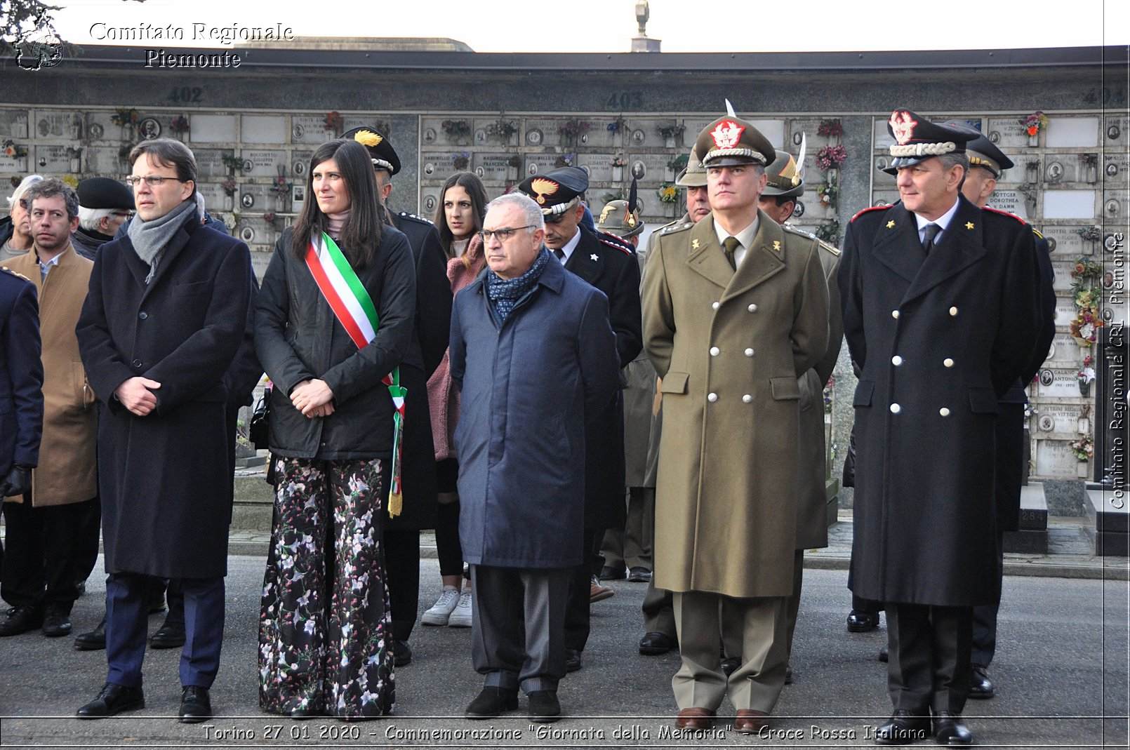 Torino 27 01 2020 - Commemorazione "Giornata della Memoria" - Croce Rossa Italiana