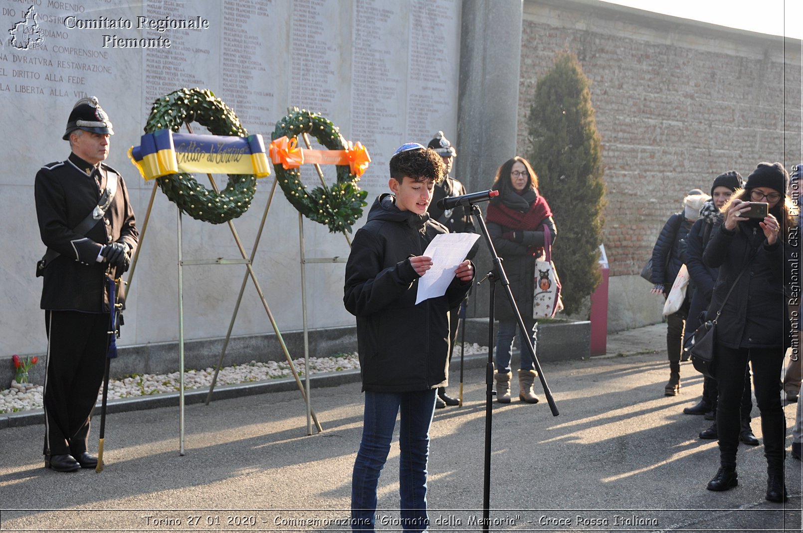 Torino 27 01 2020 - Commemorazione "Giornata della Memoria" - Croce Rossa Italiana