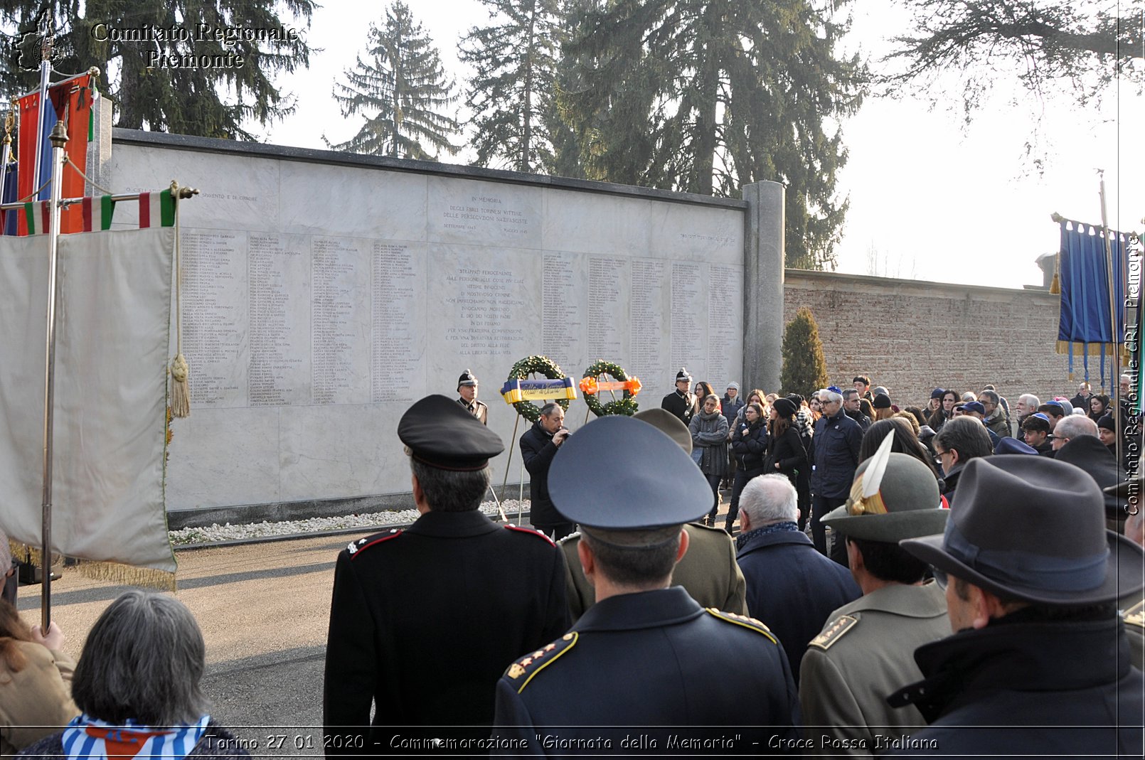 Torino 27 01 2020 - Commemorazione "Giornata della Memoria" - Croce Rossa Italiana